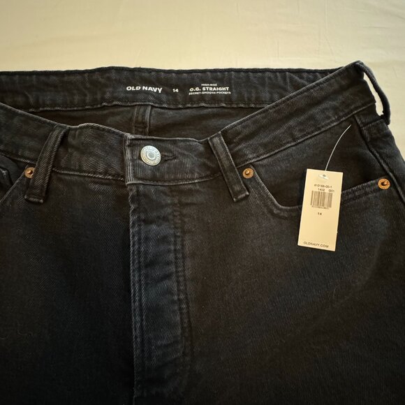 Old Navy O.G. High-Rise Straight Jeans – Women’s 14 – NWT - 0123 - Picture 6 of 7